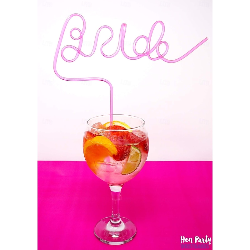 Bride to be Halloween Straw Hen Do Party Accessories Adults' Men's Women's Wedding Beach Bachelorette Party Easy Halloween Costumes Dress Up2