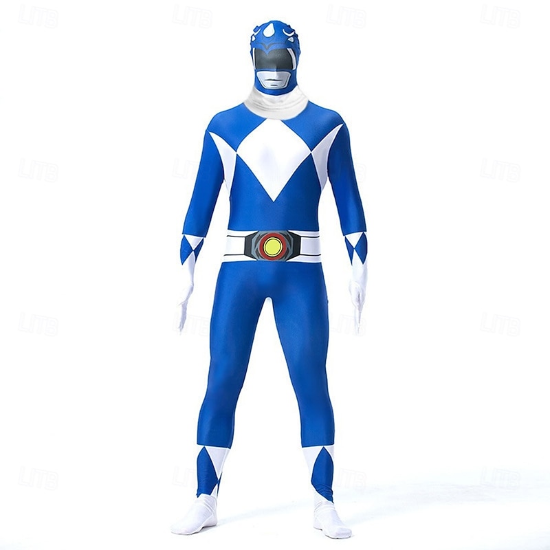 Tommy Oliver Kimberly Hart Trini Kwan Cosplay Costume Jumpsuit Cosplay Halloween Movie Cosplay for Men's Women's Boys Kid's Adults' Halloween Carnival Masquerade Event / Party Masquerade4