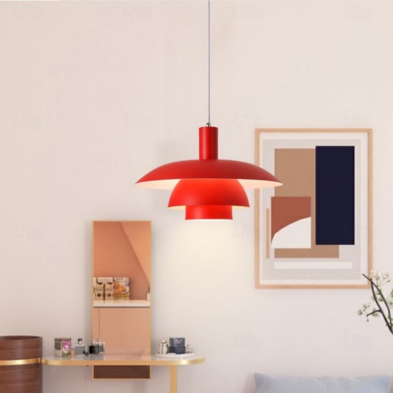 PH5 Pendant Light with Light Bulb Color Modern Pendant Light Minimalist UFO Ceiling Lighting Suitable for Living Room Dining Room Dining Room 110V-220V4