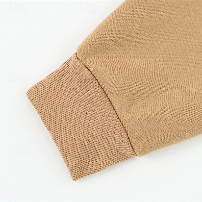 Men's Hoodie Black Wine Navy Blue Khaki Gray Hooded Color Block Patchwork Pocket Sports & Outdoor Daily Holiday Polyester Streetwear Basic Casual Fall Winter Clothing Apparel Hoodies Sweatshirts4