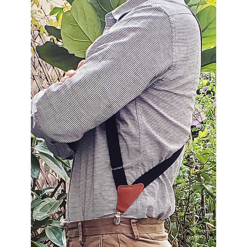 Men's Adjustable Side-Clip Suspenders – Classic Style, Durable, Comfortable for Formal, Casual and Wedding Wear