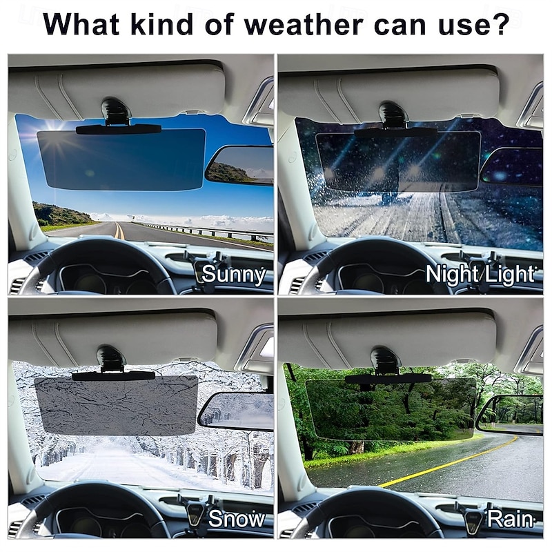 Car Sun Visor Universal Anti-Glare Polarized Car Visor Extension Sun Blocker Protects From Stray Light Snow Blindness And UV Rays2