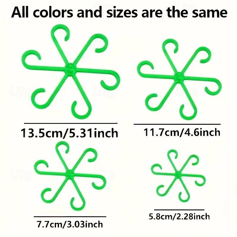 4pcs Premium Plant Support Kit Adjustable Stem Hooks for Easy Gardening & Tying Ideal for Monstera & Long-Stemmed Plants2