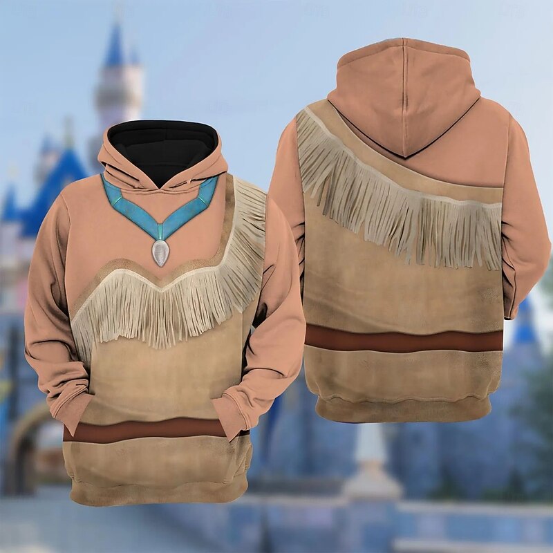 Maui Outfits Hoodie Jogger Pants 3D Character Front Pocket Graphic For Couple's Men's Women's Adults' Carnival Masquerade 3D Print Party Casual Daily4