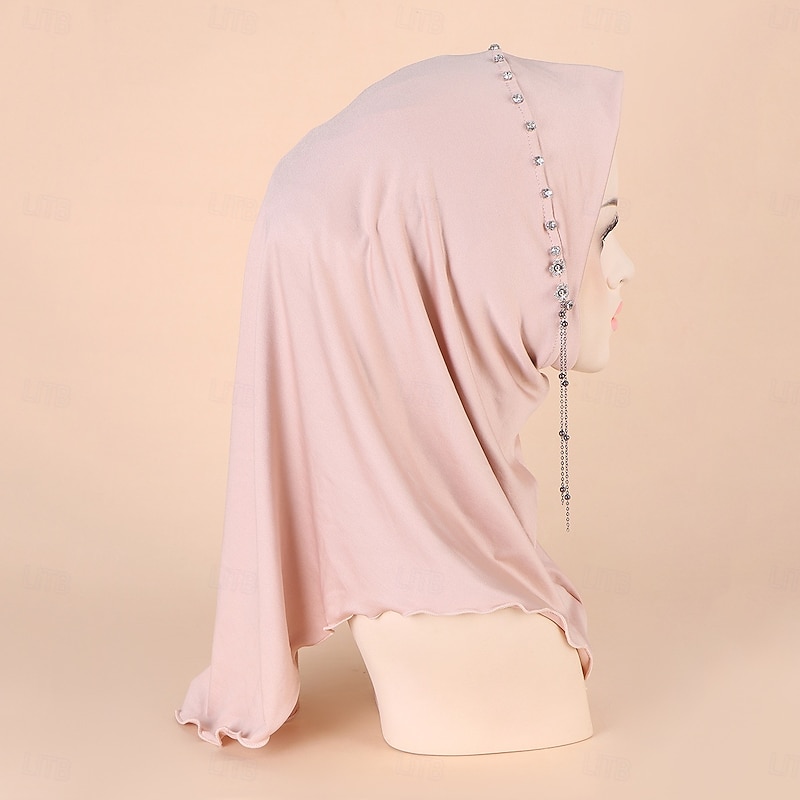 Women's Headwraps Hijab Scarfs Headscarf Religious Dubai Islamic Arabian Muslim Ramadan Adults' Scarf3