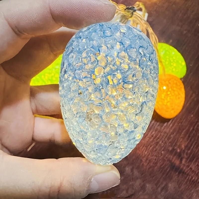 3M20Leds Easter Easter Easter Easter Egg Creative Light String AAA Battery Box Powered Easter Dinner Party Indoor Atmosphere Decoration Light String4