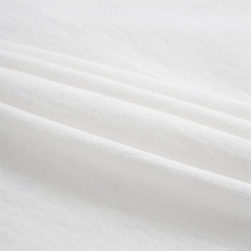 Men's Linen Shirt Summer Shirt Beach Wear Button Up Shirt Plain Vacation Beach White Pink Blue Green Short Sleeve Stand Collar Spring & Summer Clothing Apparel Basic2