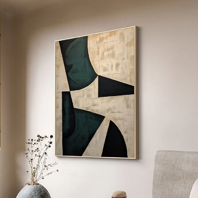 Large handmade Brown abstract oil painting hand painted Grey abstract oil painting  handmade painting modern office artwork for living room bedroom wall decoration3