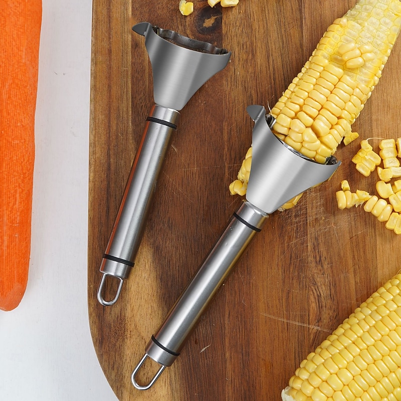 1Pc Durable Corn Kernel Peeler - Portable Outdoor Corn Stripper for Long-Lasting Use and Easy Cleaning2