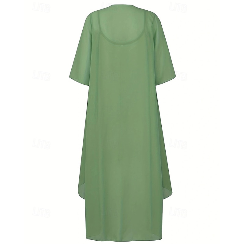 Women's Fashion Streetwear Skirt Sets Half Sleeve Bell Sleeve Shirt Collar Floral Print Daily Wear Date Blue Green Spring Regular Fit3