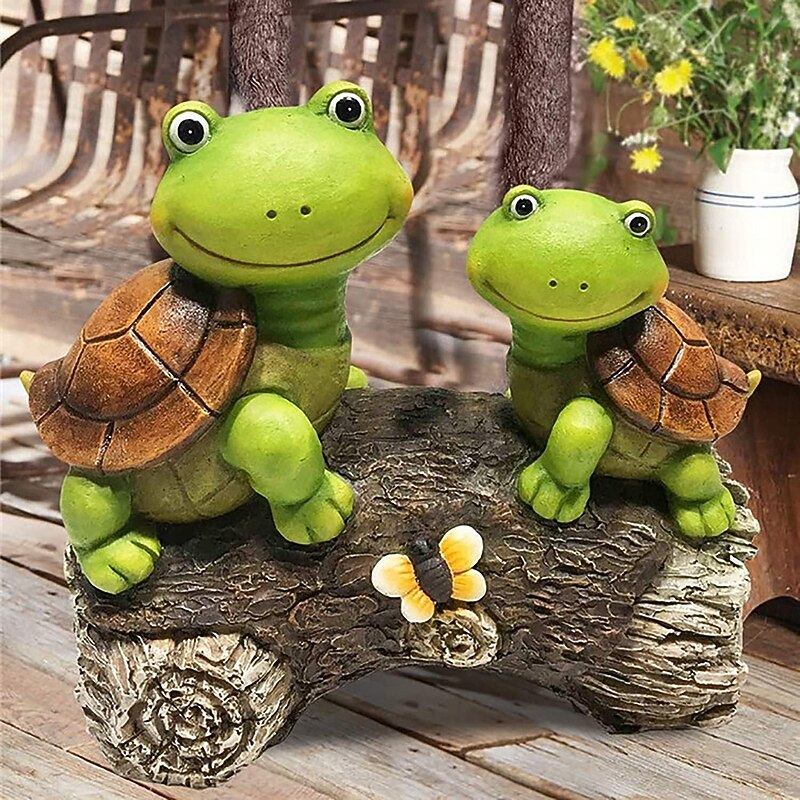 Solar LED Turtle Resin Sculpture Garden Light Outdoor Waterproof Animal Light Villa Courtyard Lawn Art Decoration4