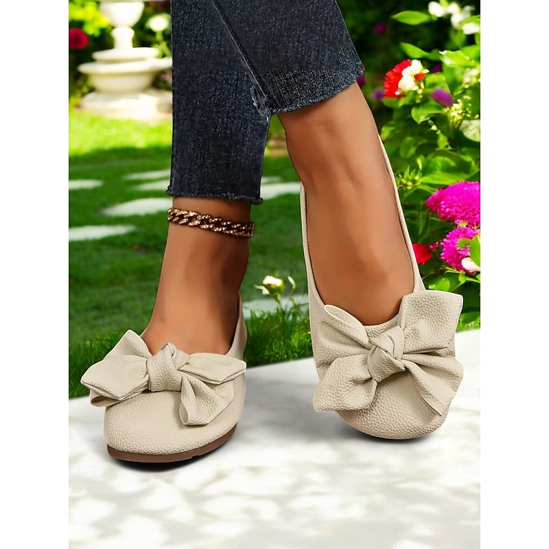 Women's Bowknot Barefoot shoes – Soft Wide Fit Shoes , Casual & Comfortable Ballet Shoes for Daily Wear2