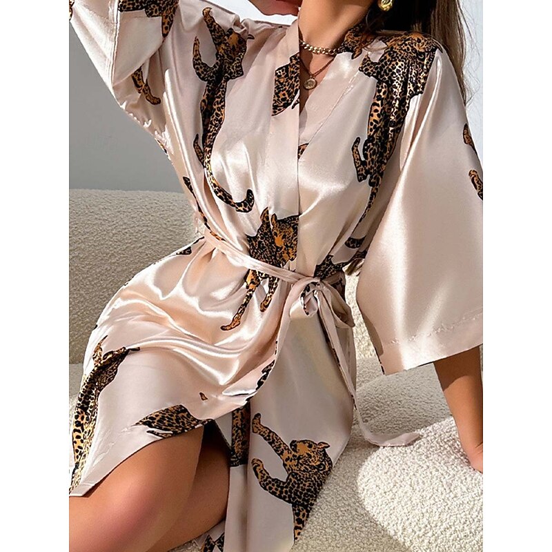 Women's Loungewear Luxury Animal Home Champagne Summer Spring3