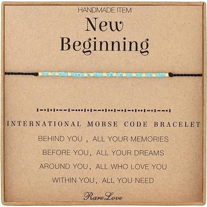 Gifts for Coworkers You'll be Missed Morse Code Beaded Bracelet for Woman Leaving Job,Going Away Gift for Coworker Women Friend,Retirement Gifts Waterproof Secret Message Bracelets2