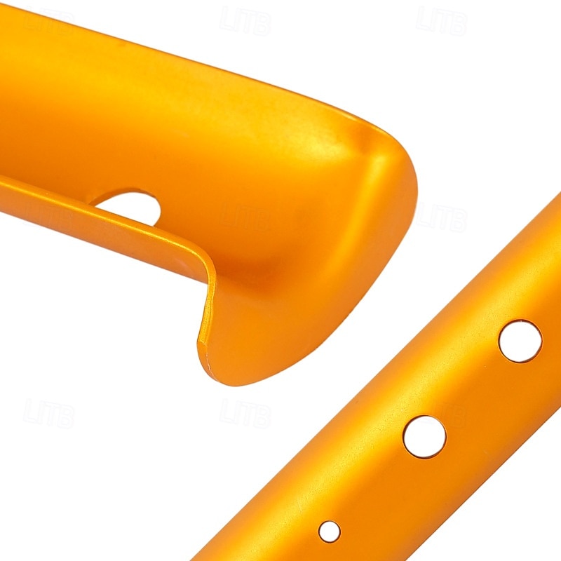 1Pc/4Pcs Heavy Duty Tent Pegs - 31cm Aluminum Alloy U-Shaped Stakes for Secure Camping & Backpacking4