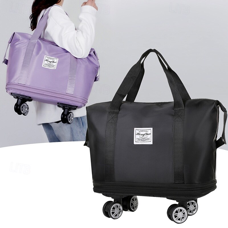 1PcExpandable Travel Duffel - Waterproof Luggage with Dry Wet Separation & Large Capacity2