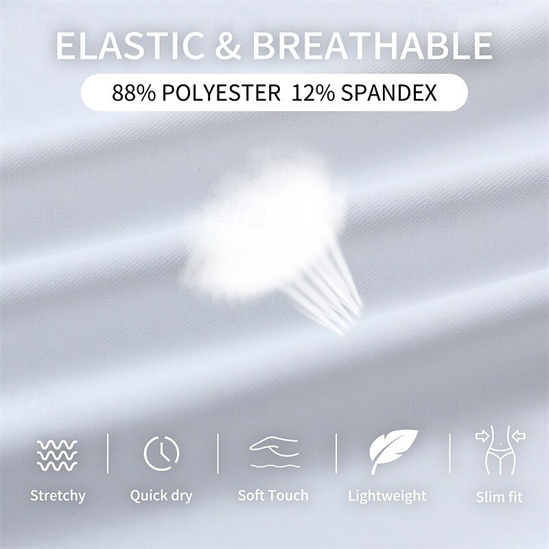 Men's Cycling Jersey Color Block Long Sleeve Bike Jersey with 3 Rear Pockets Mountain Bike MTB Quick Dry Breathable Sports White Blue Clothing Apparel3