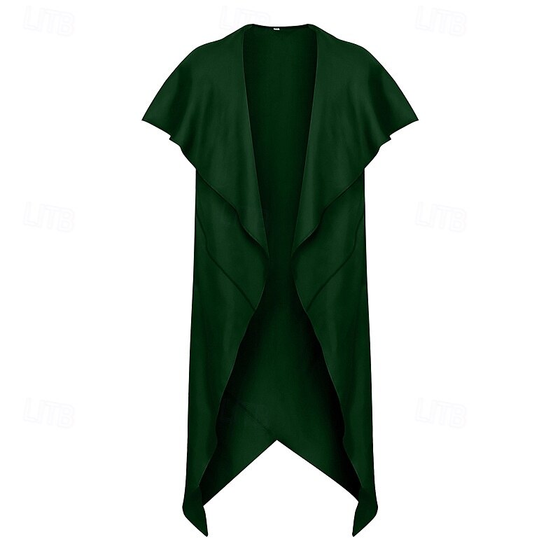 Retro Vintage Medieval Renaissance Cape Shawls Witch Wizard Archery Solid Color Fancy Dress Men's Women's Walpurgis Night Masquerade LARP Adults' Shawl3