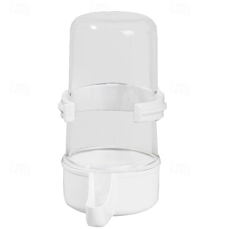 Bird Feeders Water Dispenser No Mess Parrot Food Seed Dispenser Bird Automatic Waterer Feeder Container Cockatiel Cage Accessories for Parrot Finch Budgie Lovebirds Canaries