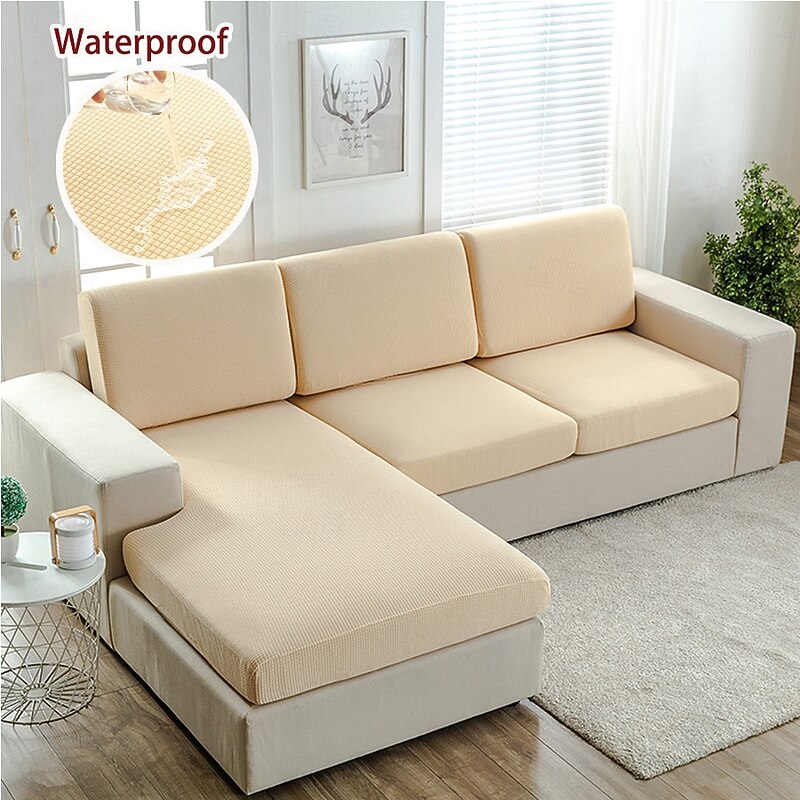 Elastic Waterproof Sofa Cushion Covers Jacquard Thick Sofa Seat Cover for Living Room Slipcover Couch Covers Furniture Protector Sofa Cover2