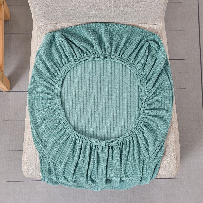Waterproof Chair Cover for Dining Room 1/2/4/6Pieces Adjustable Jacquard Seat Chair Cover Hotel Wedding Banquet4