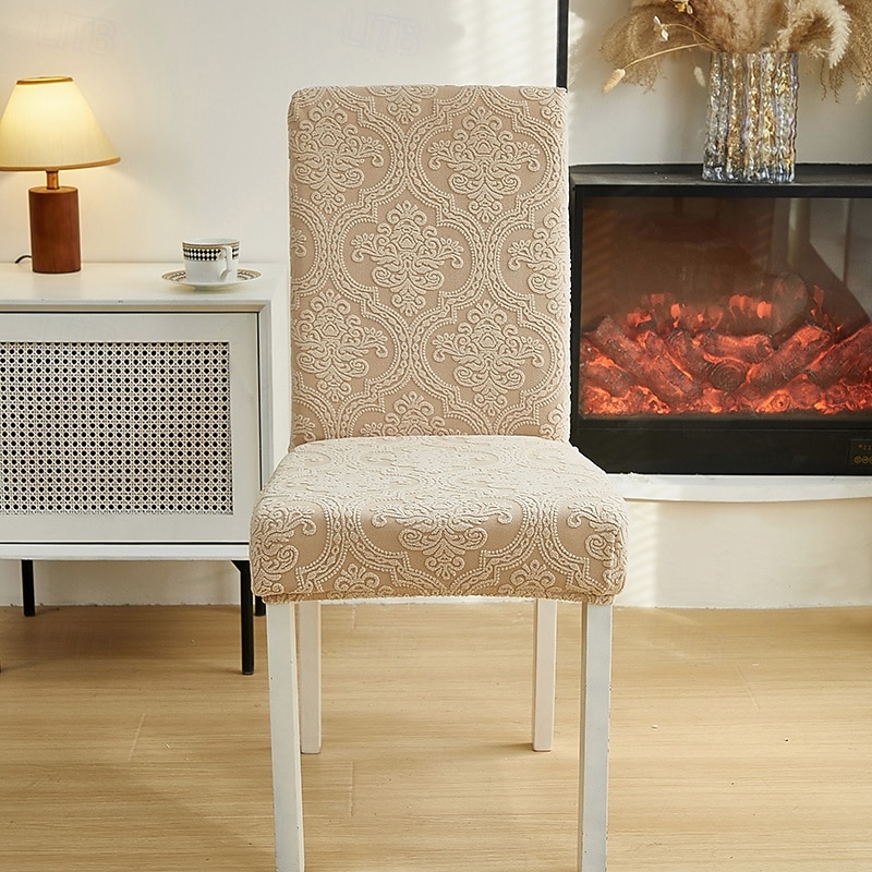 Polar Fleece Dining Chair Covers - Stretch, Removable & Washable2