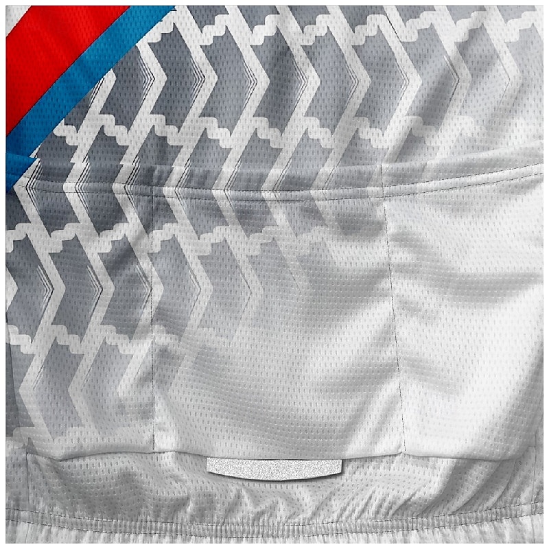 Men's Cycling Jersey Geometric Short Sleeve Bike Tee Tshirt Jersey with 3 Rear Pockets Mountain Bike MTB Quick Dry Anatomic Design Wicking Breathable Sports Forest Green Yellow Blue Clothing Apparel3