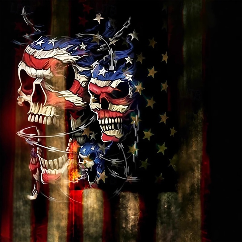 Men's Swim Trunks Swim Shorts 4-Way Stretch Fabric Board Shorts Bottoms Drawstring with Pockets Swimming Surfing Beach Water Sports Printed National Flag Summer Spring2