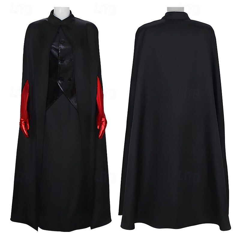 Beetlejuice Ghost Lydia Deetz Skirt Cosplay Costume Cloak Cosplay Movie Cosplay for Women's Adults' Masquerade Event / Party2