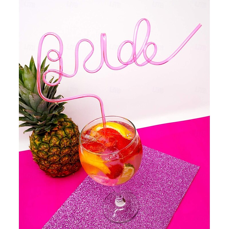 Bride to be Halloween Straw Hen Do Party Accessories Adults' Men's Women's Wedding Beach Bachelorette Party Easy Halloween Costumes Dress Up