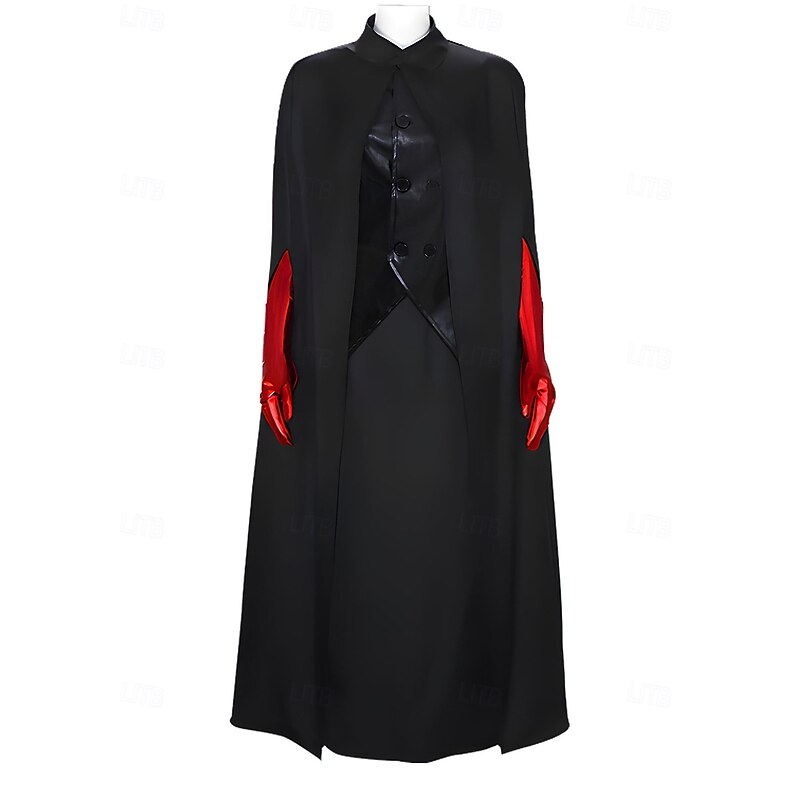 Beetlejuice Ghost Lydia Deetz Skirt Cosplay Costume Cloak Cosplay Movie Cosplay for Women's Adults' Masquerade Event / Party3