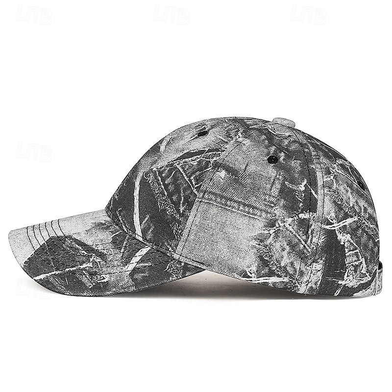 Men's Baseball Cap Sun Hat Trucker Hat Black Blue Cotton Print Fashion Casual Daily Weekend Graffiti Adjustable Sunscreen Breathable3