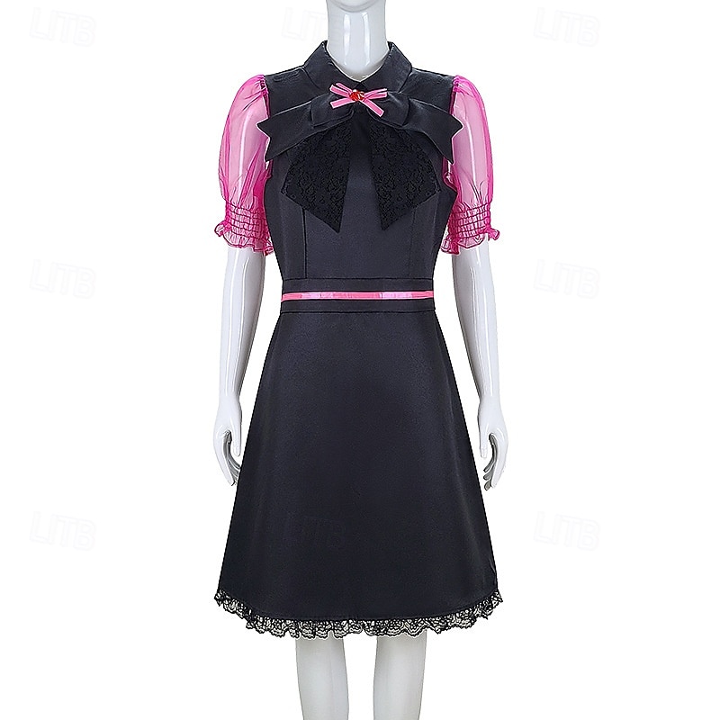 Monster High Draculaura Dress Cosplay Costume Cosplay Movie Cosplay for Women's Adults' Masquerade Performance Event / Party3