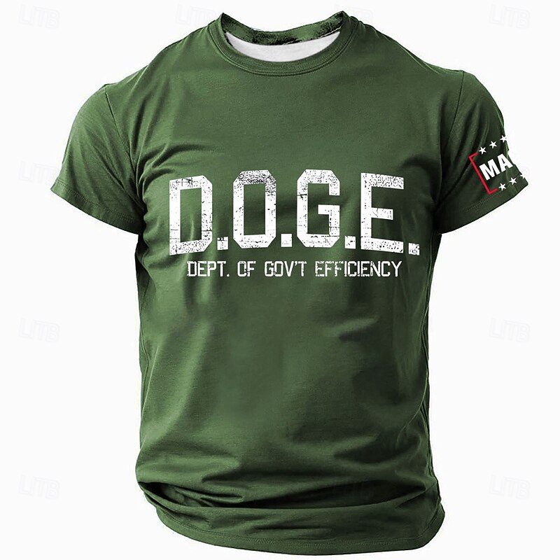 Patriotic T Shirts For Men American Flag 1776 T Shirt Short Sleeve T shirt 3D Print Crew Neck Shirt Daily Military Street Daily Black Blue Green Summer Spring Clothing Apparel S M L XL XXL XXXL