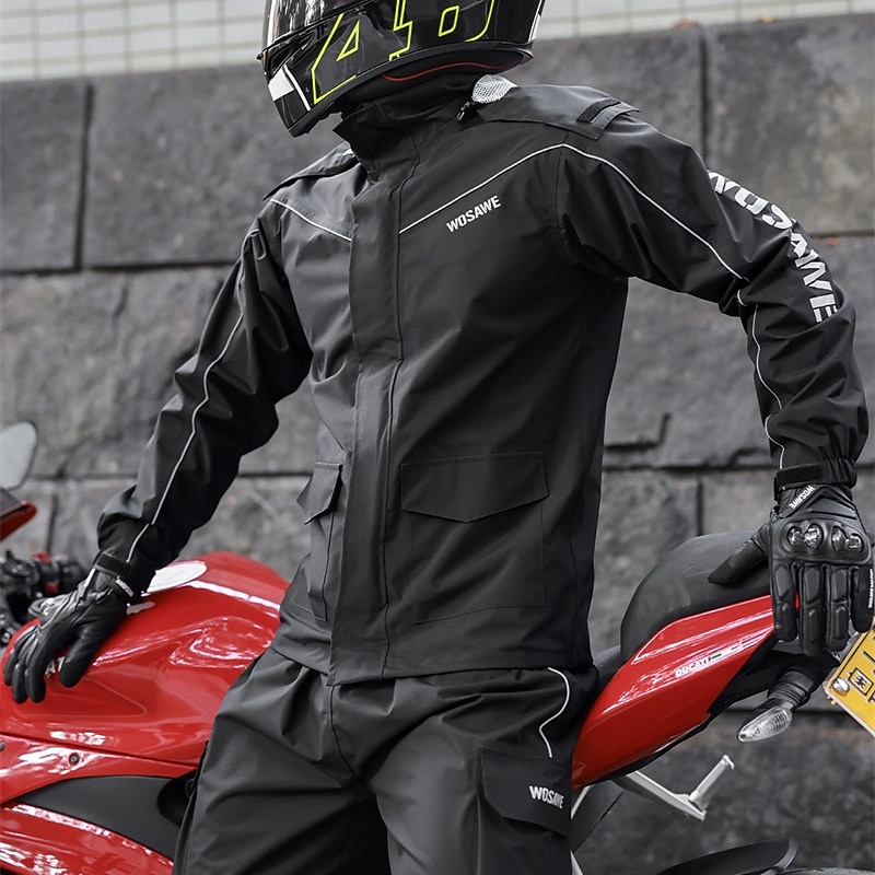 Men's Women's Cycling Jacket Windbreaker Long Sleeve Bike Jacket Windbreaker Top with 3 Rear Pockets Mountain Bike MTB Road Bike Cycling Waterproof Windproof Reflective Strips Sports Black Grey3