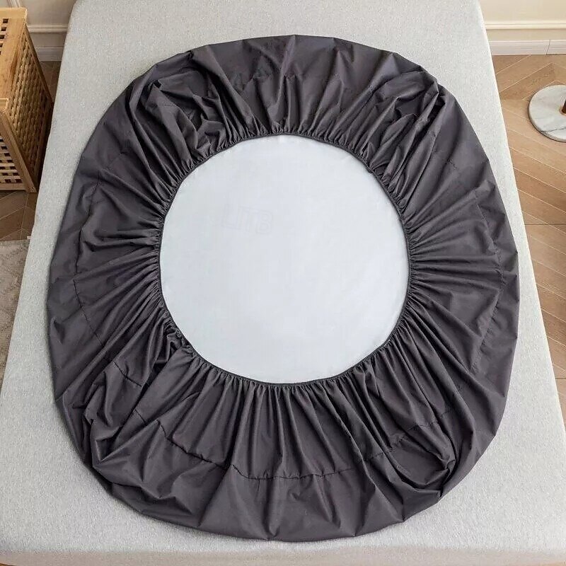 Queen Full King Protective Bed Cover Waterproof Bed Protector Fitted Sheets Mattress Pad Protector Cover Thicken Solid Color Sheets4