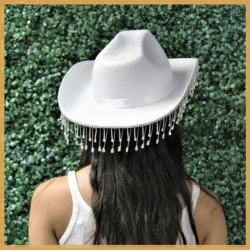 Bride to be Halloween Cowboy Hat Hen Do Party Accessories Adults' Men's Women's Halloween Carnival Wedding Bridal Shower Bachelorette Party Easy Halloween Costumes Dress Up3
