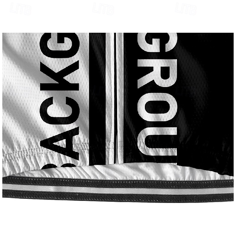 Men's Cycling Jersey Geometric Letter & Number Short Sleeve Bike Tee Tshirt Jersey with 3 Rear Pockets Mountain Bike MTB Quick Dry Anatomic Design Wicking Breathable Sports Black Clothing Apparel4