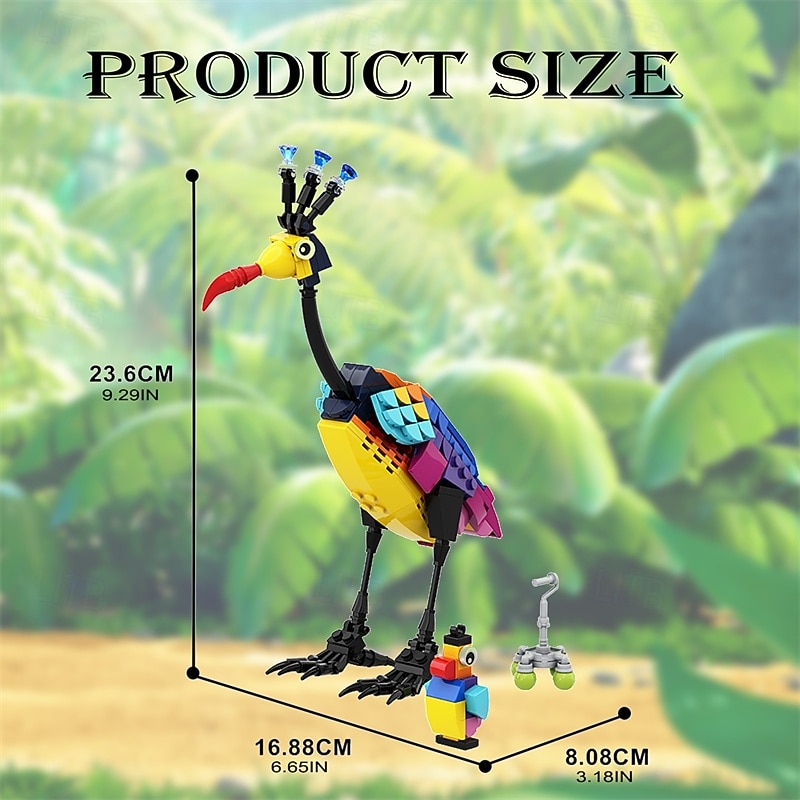 Kevin Bird Building Blocks Set Toy for Adult ChildCompatible with 'Up' House 43217 Model Building Kit(215 Pieces)4