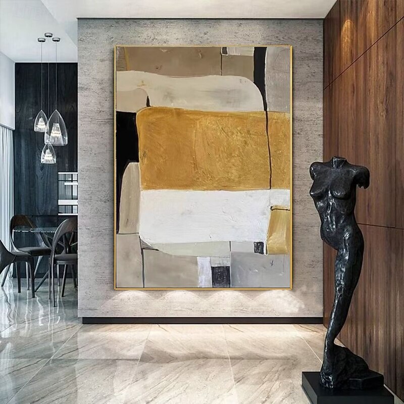 Oil Painting Hand Painted Canvas Wall Art Decoration Modern Abstract Decorative Pictures for Living Room Home Decor Rolled Frameless Unstretched Painting4