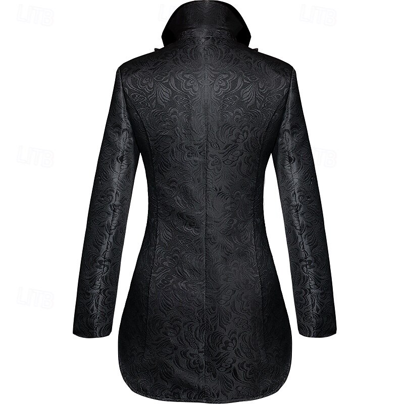Punk & Gothic Medieval Steampunk Coat Masquerade Plague Doctor Fancy Dress Men's Steampunk Carnival Masquerade Party Adults' Coat2