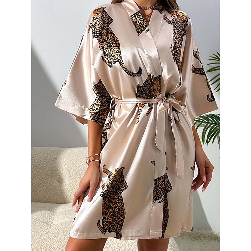 Women's Loungewear Luxury Animal Home Champagne Summer Spring2