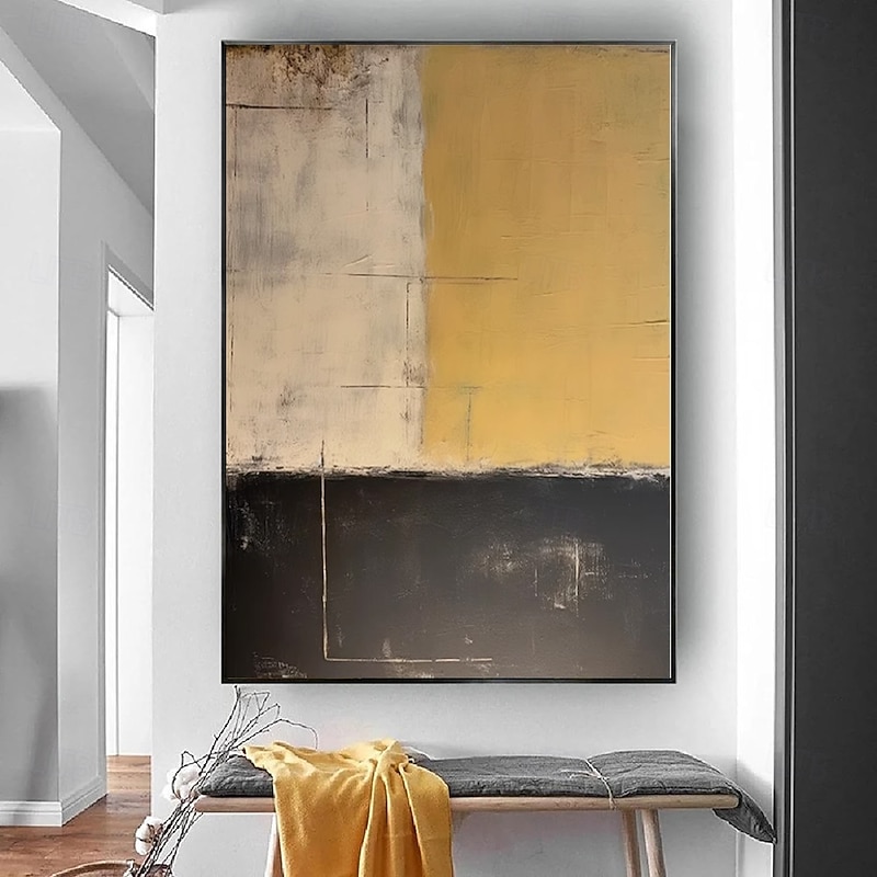 Oil Painting Hand Painted Canvas Wall Art Decoration Modern Abstract Decorative Pictures for Living Room Home Decor Rolled Frameless Unstretched Painting