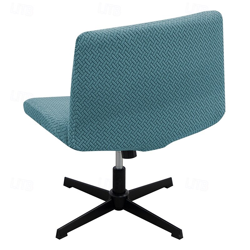 Armless Chair Cover, Cat Scratch Proof Soft Office Desk Chair Slipcovers Washable Work Chair Cover for Office Computer Gaming Chair3