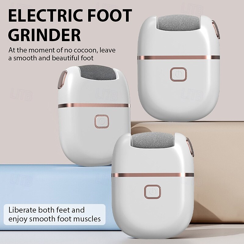 Rechargeable Electric Foot Grinder Dead Skin Remover Calluses Feet Scrubber Electric Foot File Dry Dead Cracked Foot Care Repair