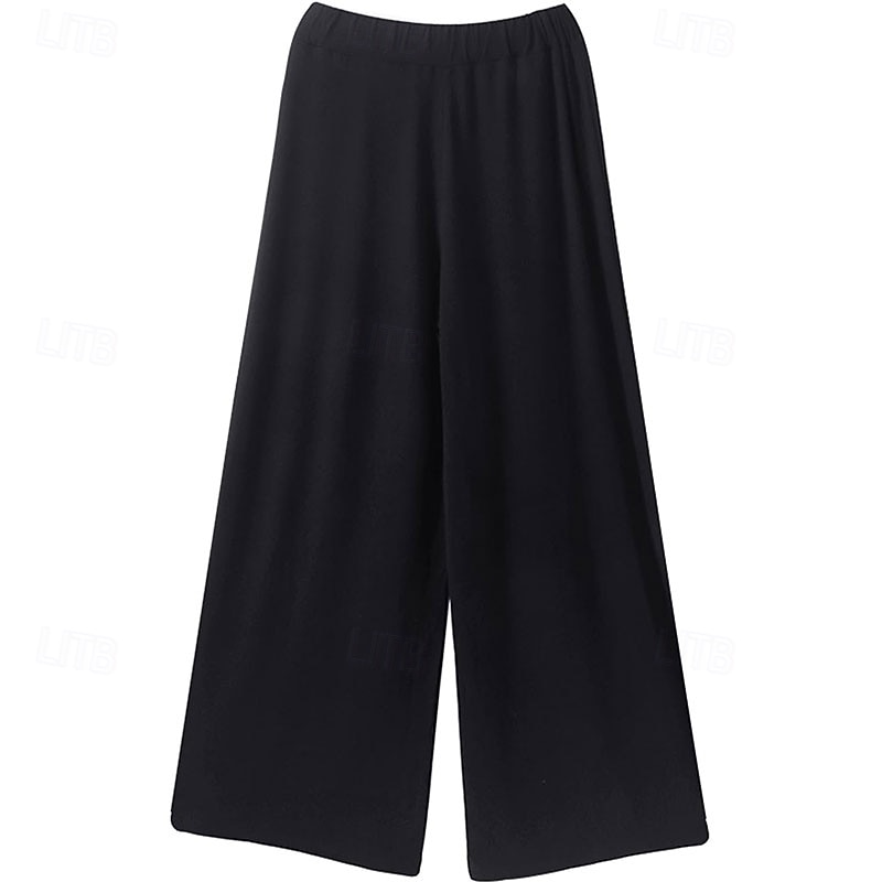 Modal Teen Girls Women Palazzo Dance Pants Wide Leg Loungewear for Ballet Work Out Yoga4
