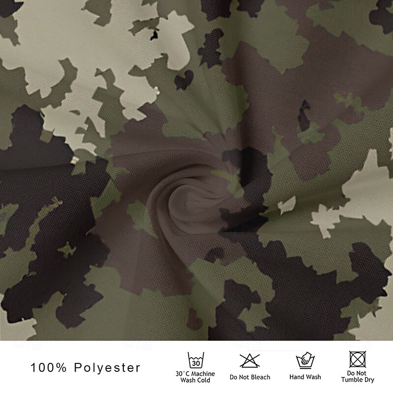 Men's Camouflage Shirt Western Shirt Cowboy Shirt Sleeveless Western Style Outdoor Work Causal Summer Spring Turndown Collared Shirts Brown3