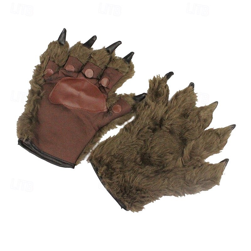 Werewolf Halloween Mask Halloween Props Horror Scary Costume Adults' Men's Women's Unisex Halloween Carnival Party Masquerade Bachelorette Party Easy Halloween Costumes Dress Up3