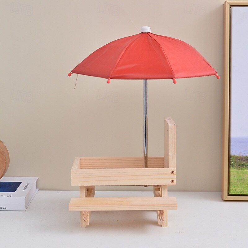 Squirrel Picnic Table Feeder Bird Feeder Squirrel Feeding Table with Umbrella Outdoor Squirrel Feeder, Gift for Squirrel and Chipmunk Lovers (Includes Shichangda