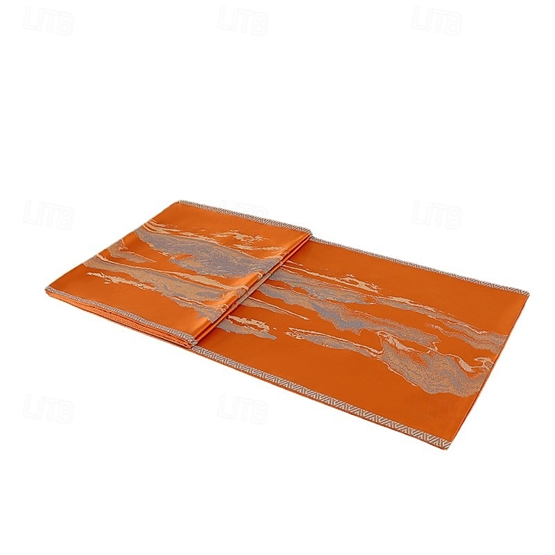 Bed Runner Bed Scarf, Satin Decorative Bed Scarf for Home Hotel Bedspreads Scarves Protection Modern Solid Bed Runner for Foot of Bed Home Bedroom Bedding Decoration4